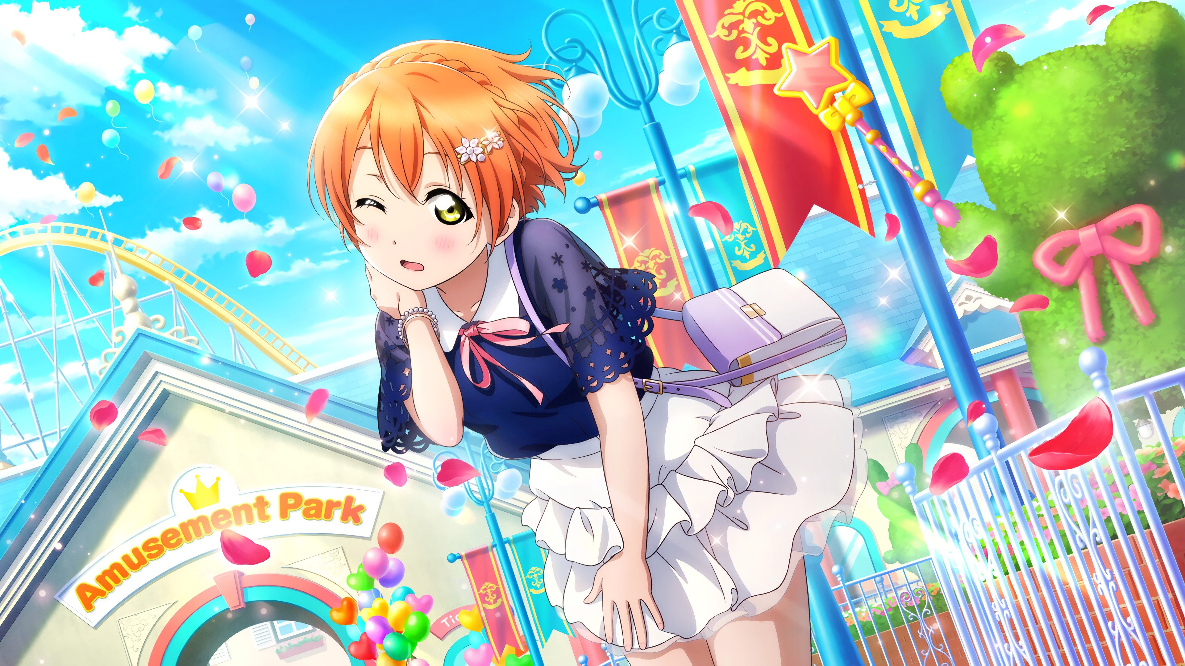 星空凛】Pom!☆【スクスタ】 – 2次元女子の壁紙をひたすら大量に作り