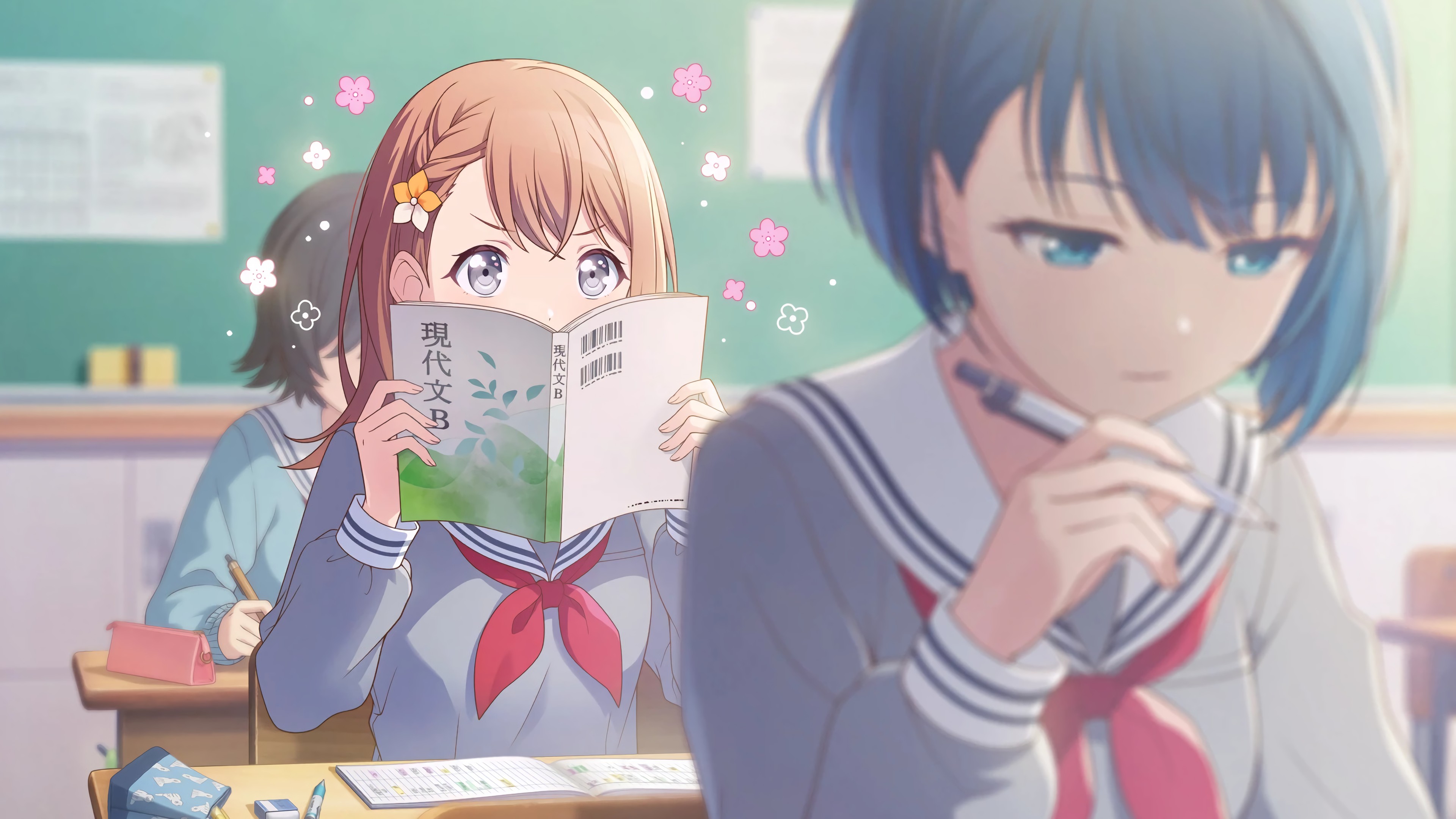 花里みのり】気になっちゃう背中【プロセカ】 – 2次元女子の壁紙を