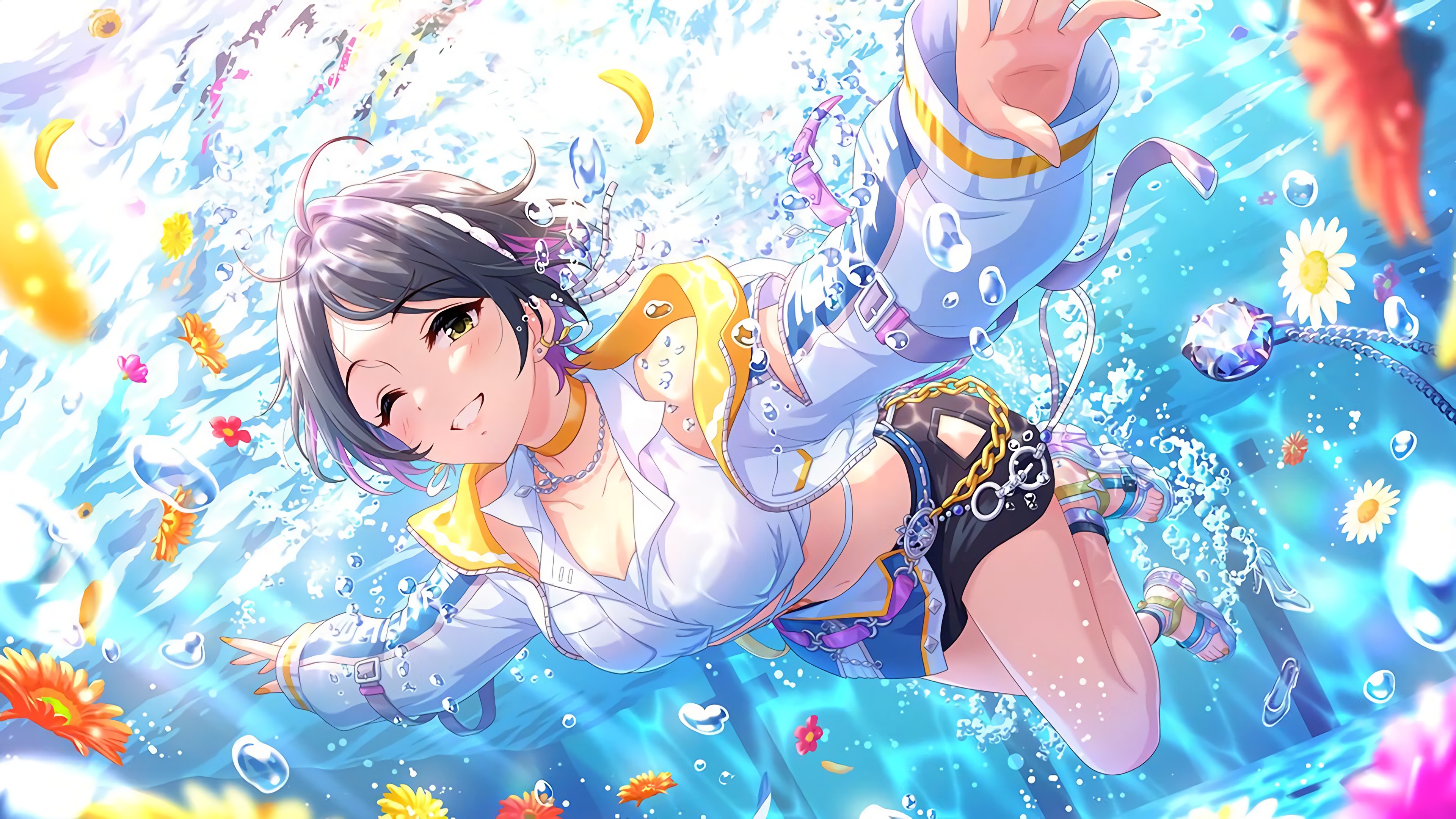 アイドルマスター デレマス SP クリアブルーに誘われて 速水 奏 速水奏】クリアブルーに誘われて【デレステ】 – 2次元女子の壁紙を