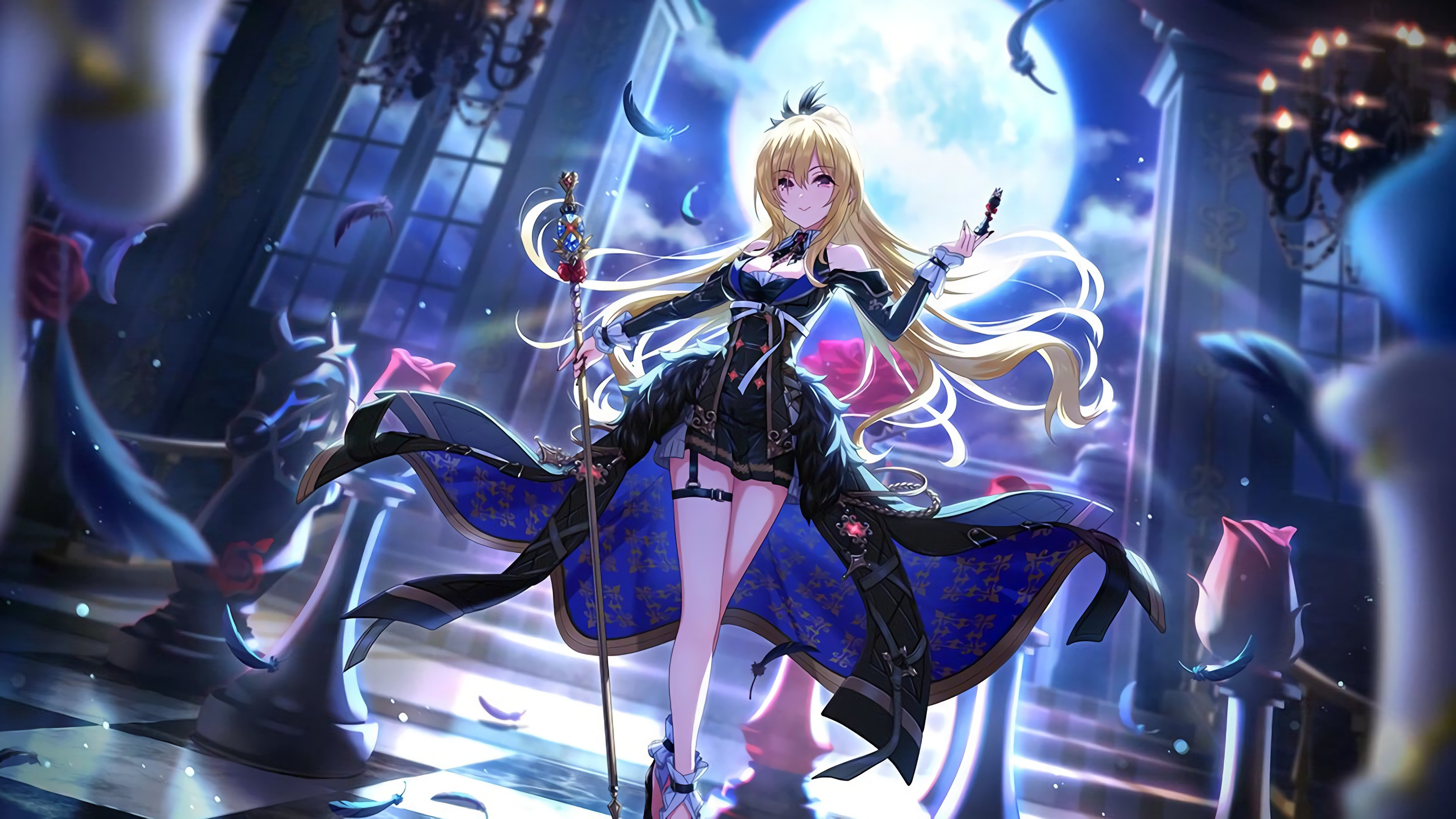 黒埼ちとせ】青き女王の夜想曲【デレステ】 – 2次元女子の壁紙を