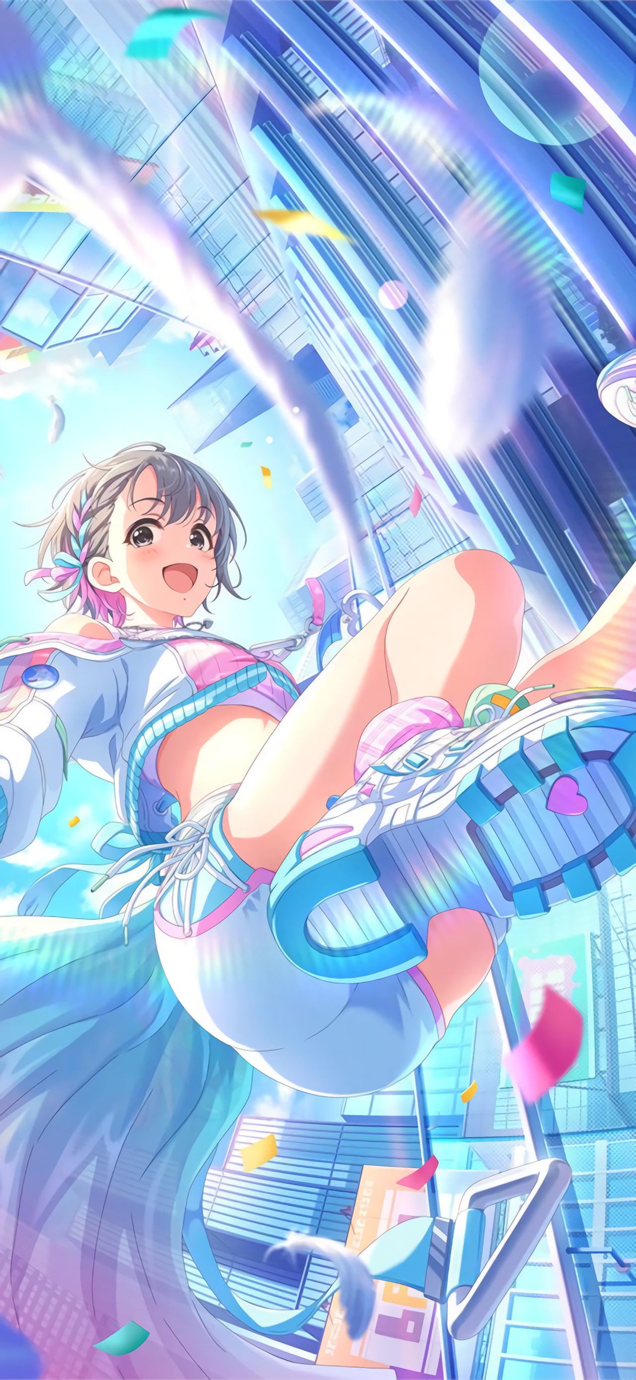 乙倉悠貴】エクステンド・ブルー【デレステ】 – 2次元女子の壁紙を